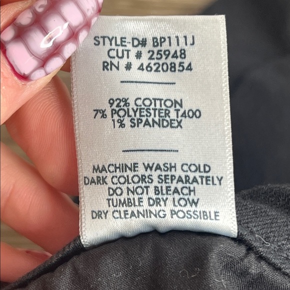 🖤 Just Black Denim Fringe Ankle Skinny Jeans – Black – Size 29 – Made in USA - Picture 7 of 12